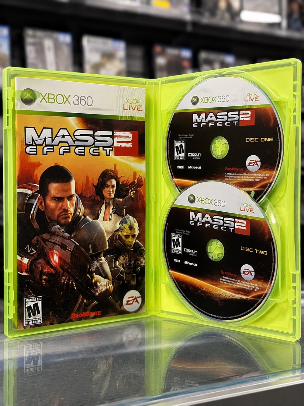 Mass Effect 2 Xbox 360 Complete 2 Disc Tested Working